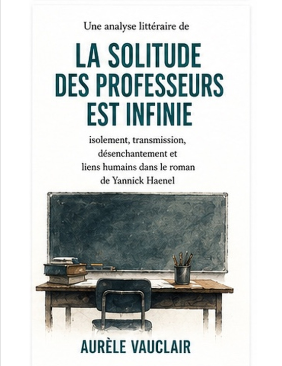 Livro Une analyse littéraire de La solitude des professeurs est infinie Aurèle Vauclair
