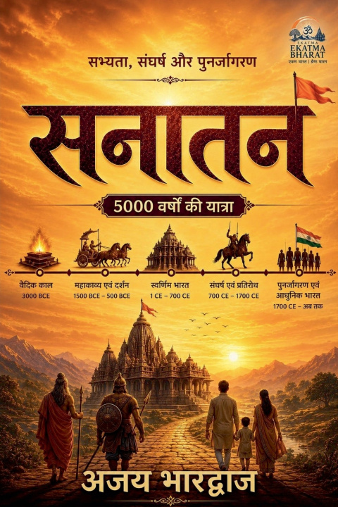 Carte सनातन - सभ्यता, संघर्ष और पुनर्जागरण Ajay Dhar Bhardwaj