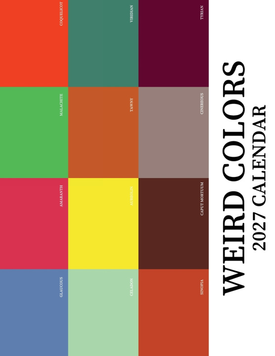 Buch Weird Colors 2027 Calendar B. Patrick