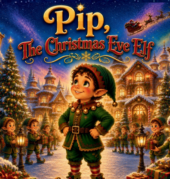 Kniha Pip, The Christmas Eve Elf Russell Stevens