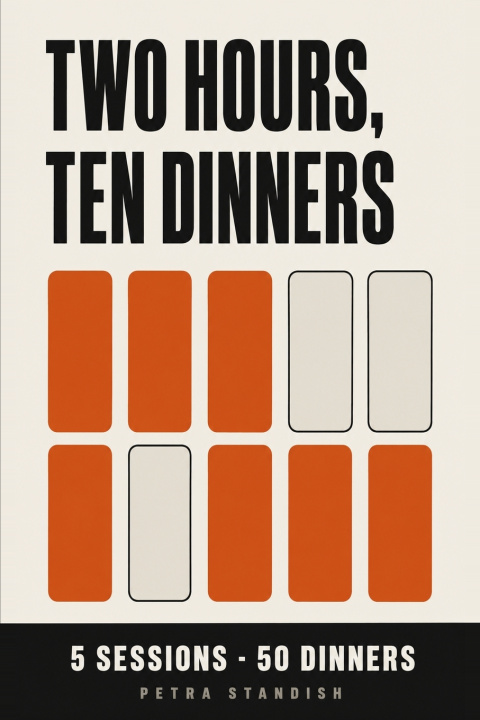 Boek TWO HOURS, TEN DINNERS Petra Standish