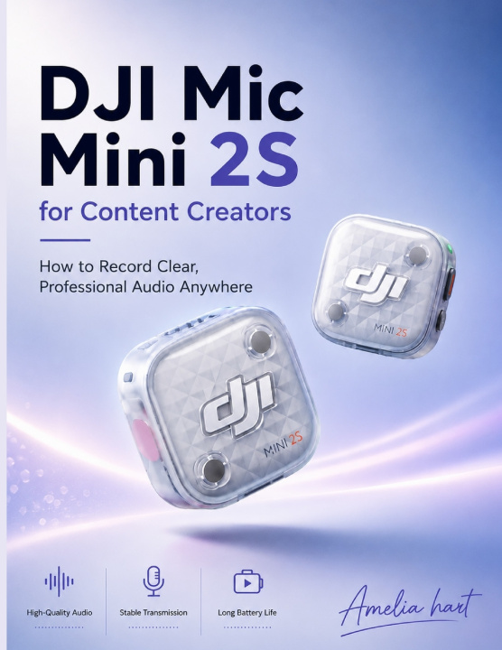 Książka DJI Mic Mini 2S for Content Creators Amelia Hart