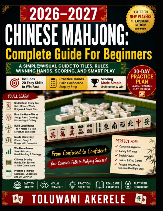 Książka 2026-2027 CHINESE MAHJONG Toluwani Akerele