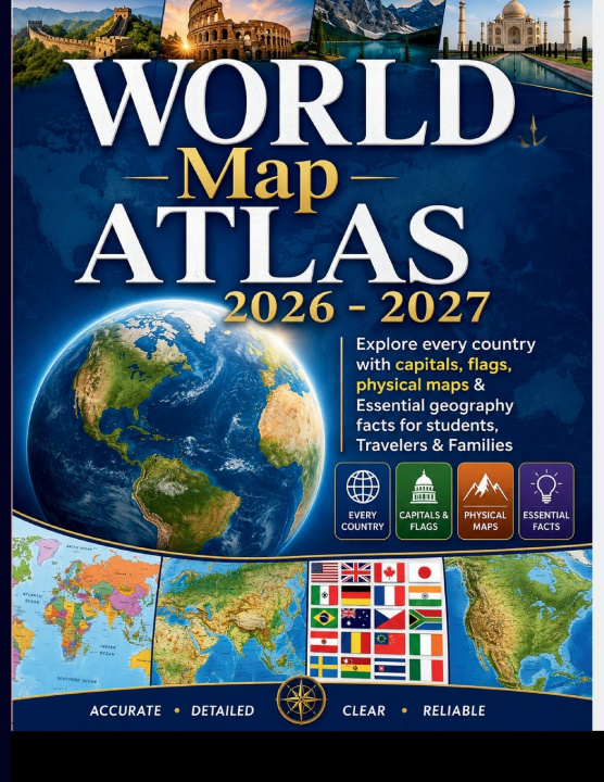 Kniha WORLD ATLAS MAP 2026-2027 Barry Toms