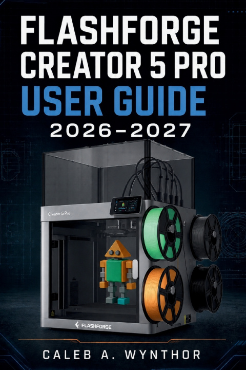 Książka FLASHFORGE CREATOR 5 PRO USER GUIDE 2026-2027 CALEB A. WYNTHOR