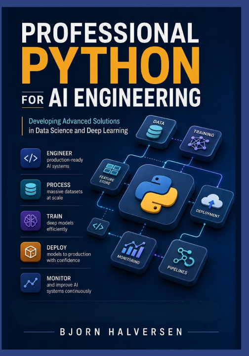Boek Professional Python for AI Engineering Bjorn Halversen