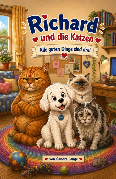 Kniha Richard und die Katzen Sandra Lange
