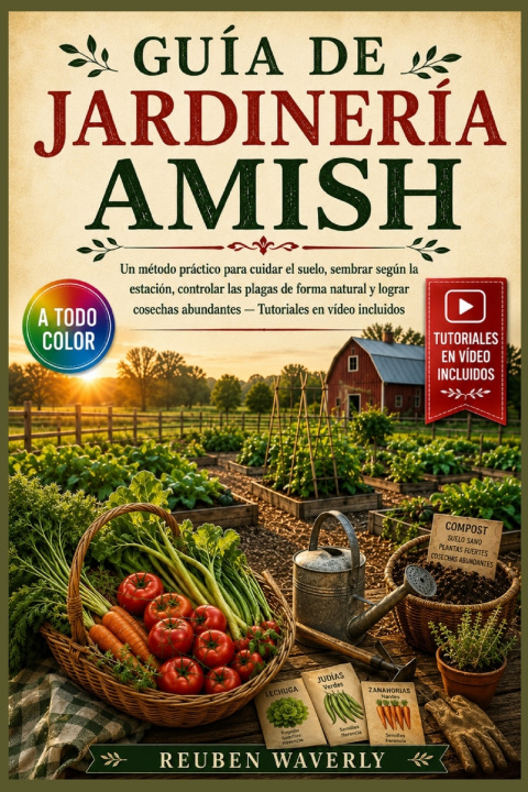 Kniha GUÍA DE JARDINERÍA AMISH Reuben Waverly