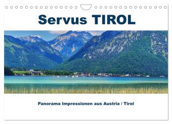 Kalender/Terminbuch Servus TIROL Panorama Impressionen aus Austria / Tirol (Wandkalender 2027 DIN A4 quer), CALVENDO Monatskalender Calvendo