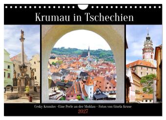 Kalender/Terminbuch Krumau in Tschechien (Wandkalender 2027 DIN A4 quer), CALVENDO Monatskalender Calvendo