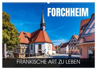Kalender/Terminbuch Forchheim - fränkische Art zu leben (Wandkalender 2027 DIN A2 quer), CALVENDO Monatskalender Calvendo