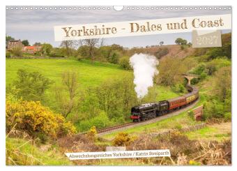 Kalender/agenda Yorkshire - Dales und Coast (Wandkalender 2027 DIN A3 quer), CALVENDO Monatskalender Calvendo