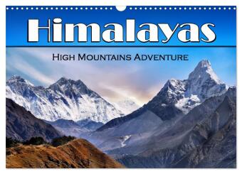 Kalender/Terminbuch Himalayas high mountains adventure (Wall Calendar 2027 DIN A3 landscape), CALVENDO 12 Month Wall Calendar Calvendo
