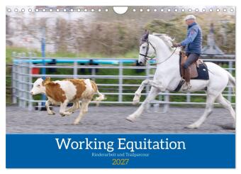 Calendario/Agenda Working Equitation (Wandkalender 2027 DIN A4 quer), CALVENDO Monatskalender Calvendo