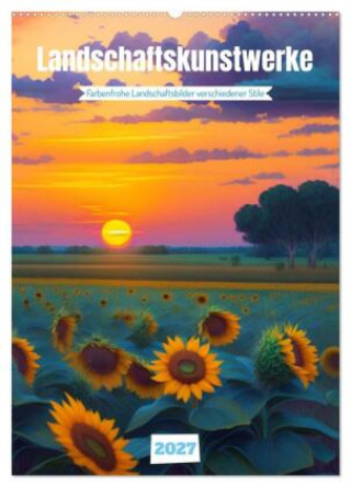 Kalender/Terminbuch Schöne Landschaften (Wandkalender 2027 DIN A2 hoch), CALVENDO Monatskalender Calvendo