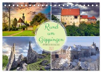 Kalender/Terminbuch Rund um Göppingen (Tischkalender 2027 DIN A5 quer), CALVENDO Monatskalender Calvendo