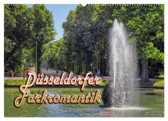 Kalendář/Diář Düsseldorfer Parklandschaften (Wandkalender 2027 DIN A2 quer), CALVENDO Monatskalender Calvendo