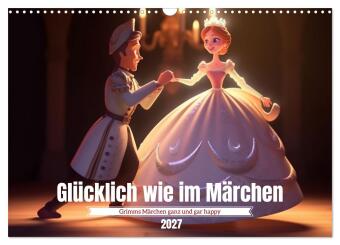 Kalender/Terminbuch Glücklich wie im Märchen (Wandkalender 2027 DIN A3 quer), CALVENDO Monatskalender Calvendo