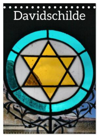 Kalender/agenda Davidschilde (Tischkalender 2027 DIN A5 hoch), CALVENDO Monatskalender Calvendo