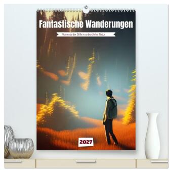 Kalender/agenda Fantastische Wanderungen (hochwertiger Premium Wandkalender 2027 DIN A2 hoch), Kunstdruck in Hochglanz Calvendo