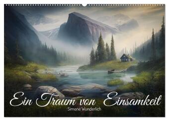 Kalendář/Diář Ein Traum von Einsamkeit (Wandkalender 2027 DIN A2 quer), CALVENDO Monatskalender Calvendo