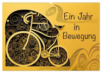 Kalender/agenda Ein Jahr in Bewegung (Wandkalender 2027 DIN A2 quer), CALVENDO Monatskalender Calvendo