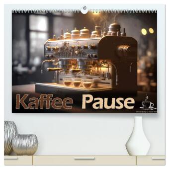 Kalender/agenda Kaffee Pause (hochwertiger Premium Wandkalender 2027 DIN A2 quer), Kunstdruck in Hochglanz Calvendo