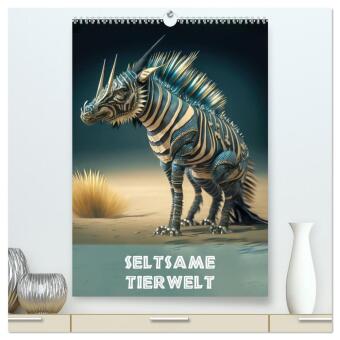 Naptár/Határidőnapló Seltsame Tierwelt (hochwertiger Premium Wandkalender 2027 DIN A2 hoch), Kunstdruck in Hochglanz Calvendo