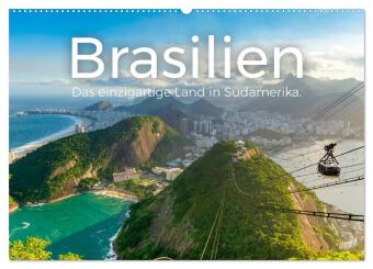 Kalender/Terminbuch Brasilien - Das einzigartige Land in Südamerika. (Wandkalender 2027 DIN A2 quer), CALVENDO Monatskalender Calvendo
