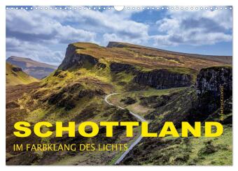 Kalender/Terminbuch Schottland - Im Farbklang des Lichts (Wandkalender 2027 DIN A3 quer), CALVENDO Monatskalender Calvendo