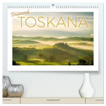 Kalender/agenda Traumziel Toskana (hochwertiger Premium Wandkalender 2027 DIN A2 quer), Kunstdruck in Hochglanz Calvendo