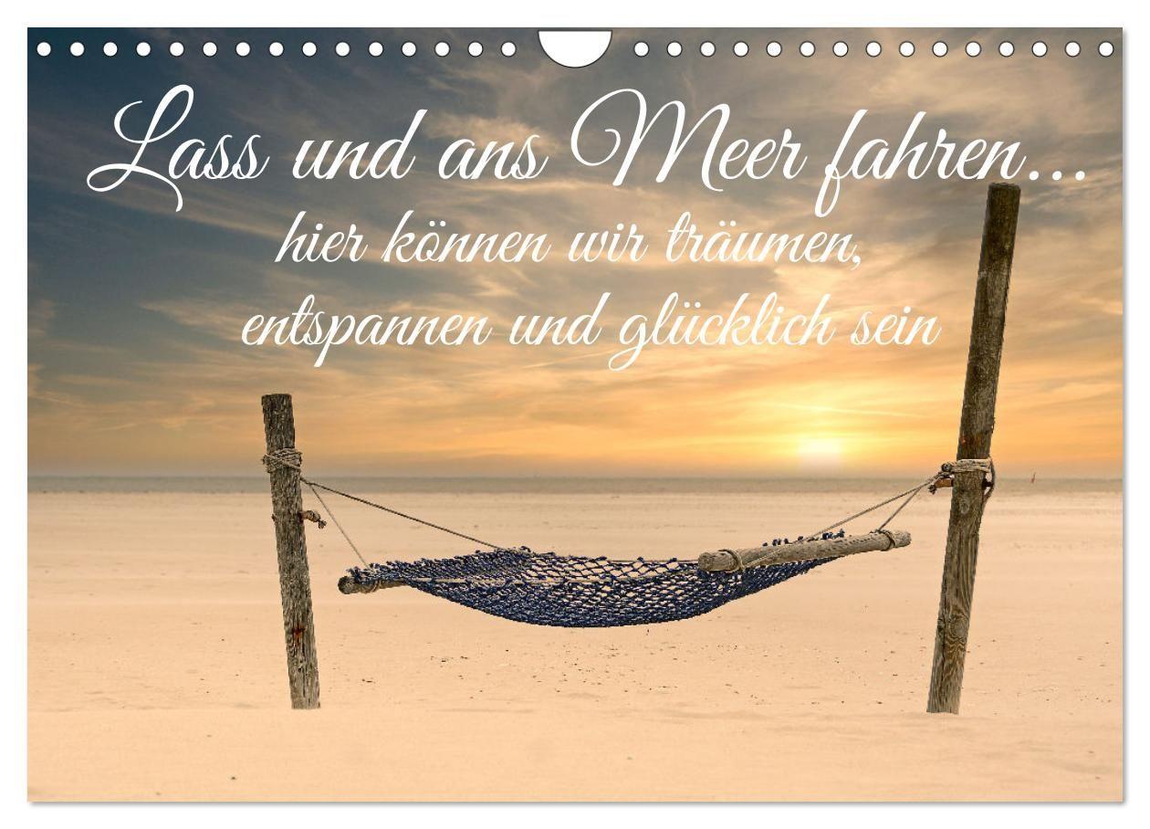 Kalender/Terminbuch Lass uns ans Meer fahren (Wandkalender 2027 DIN A4 quer), CALVENDO Monatskalender Calvendo