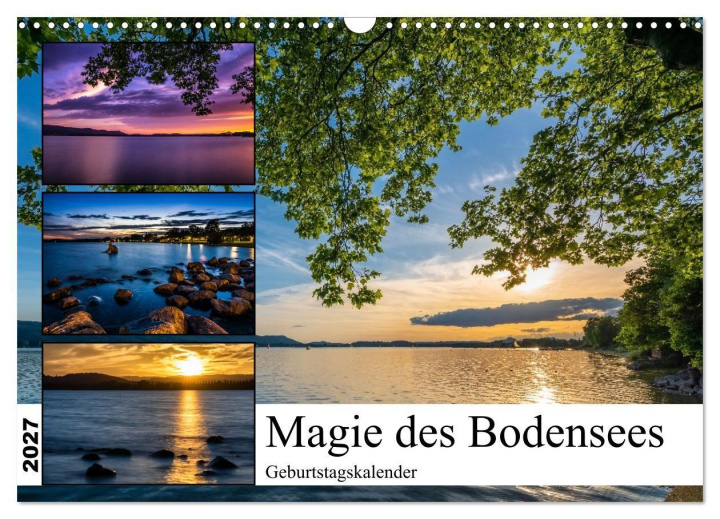 Kalender/Terminbuch Magie des Bodensees (Wandkalender 2027 DIN A3 quer), CALVENDO Monatskalender Calvendo