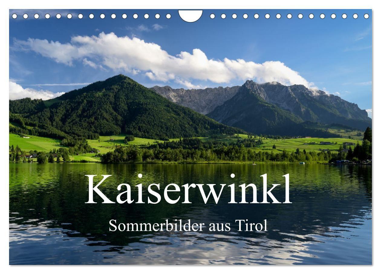 Kalendár/Diár Kaiserwinkl - Sommerbilder aus Tirol (Wandkalender 2027 DIN A4 quer), CALVENDO Monatskalender Calvendo