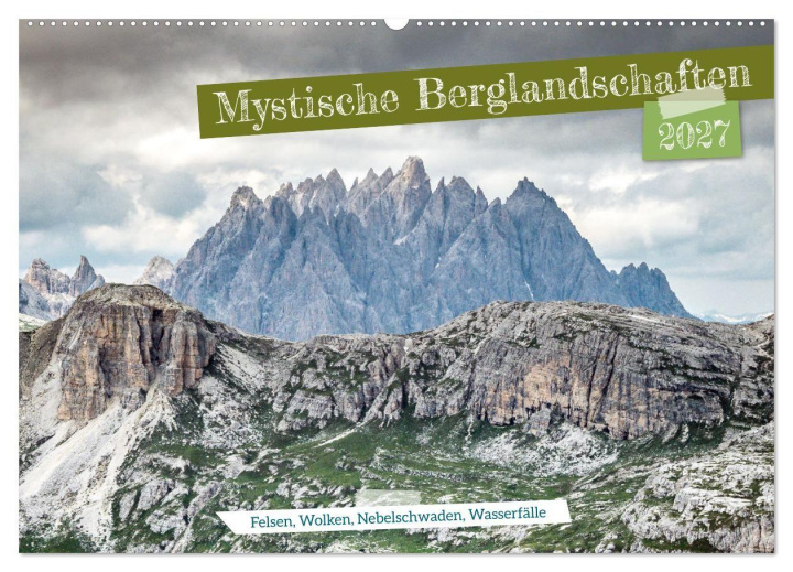 Kalender/agenda Mystische Berglandschaften (Wandkalender 2027 DIN A2 quer), CALVENDO Monatskalender Calvendo