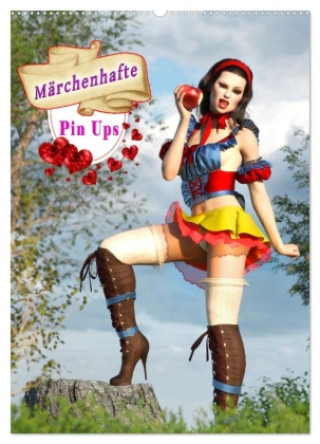 Kalender/Terminbuch Märchenhafte Pin Ups (Wandkalender 2027 DIN A2 hoch), CALVENDO Monatskalender Calvendo