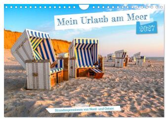 Kalendář/Diář Mein Urlaub am Meer (Wandkalender 2027 DIN A4 quer), CALVENDO Monatskalender Calvendo