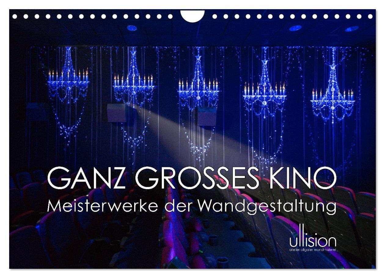 Kalender/agenda GANZ GROSSES KINO - Meisterwerke der Wandgestaltung (Wandkalender 2027 DIN A4 quer), CALVENDO Monatskalender Calvendo