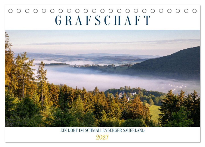 Kalender/Terminbuch Grafschaft, ein Dorf im Schmallenberger Sauerland (Tischkalender 2027 DIN A5 quer), CALVENDO Monatskalender Calvendo