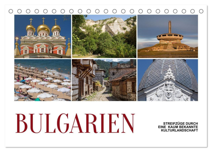 Kalender/agenda Bulgarien - Streifzüge durch eine kaum bekannte Kulturlandschaft (Tischkalender 2027 DIN A5 quer), CALVENDO Monatskalender Calvendo