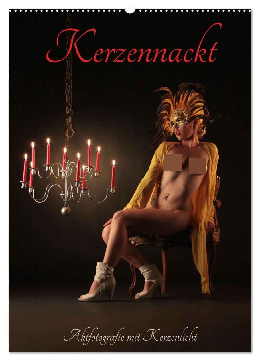 Kalender/Terminbuch Kerzennackt (Wandkalender 2027 DIN A2 hoch), CALVENDO Monatskalender Calvendo