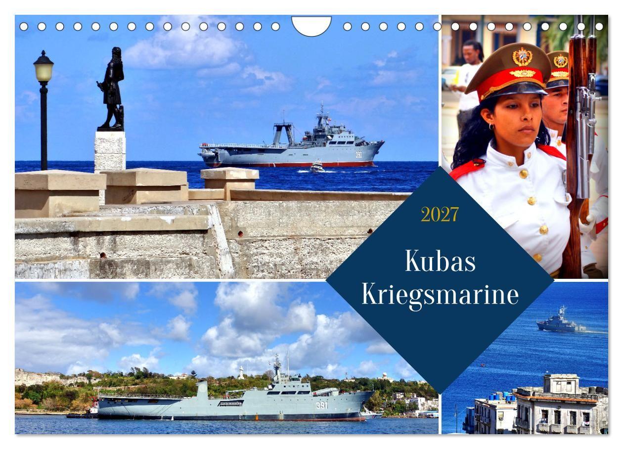 Kalender/agenda Kubas Kriegsmarine (Wandkalender 2027 DIN A4 quer), CALVENDO Monatskalender Calvendo