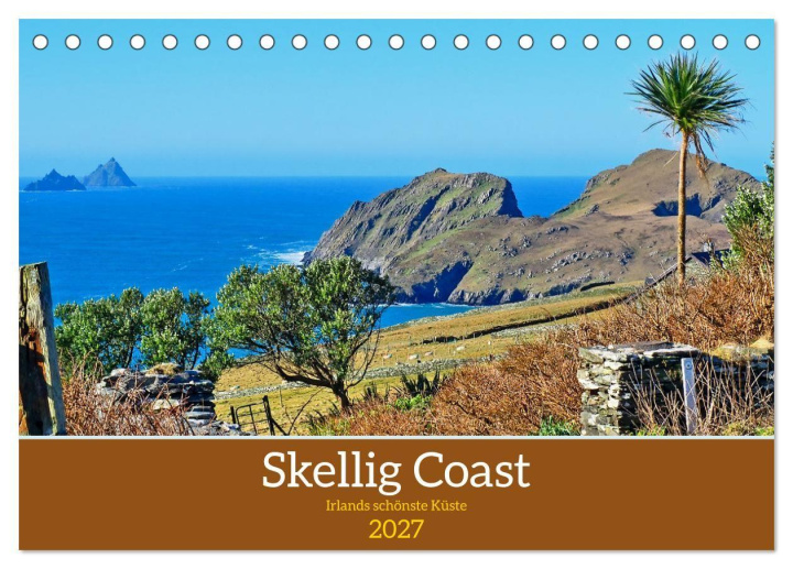 Kalender/Terminbuch Skellig Coast - Irlands schönste Küste (Tischkalender 2027 DIN A5 quer), CALVENDO Monatskalender Calvendo