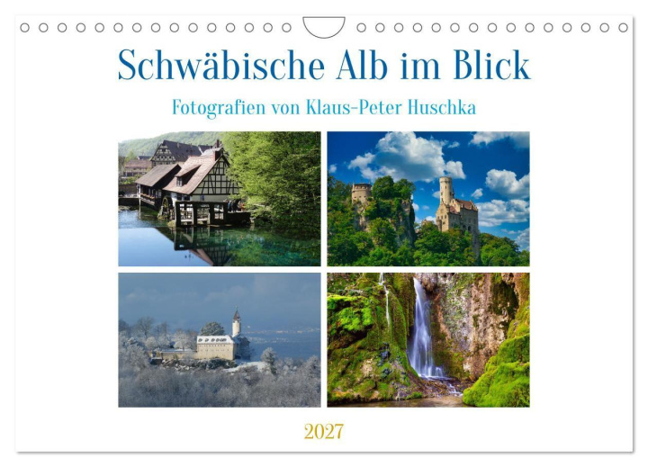 Kalender/Terminbuch Schwäbische Alb im Blick (Wandkalender 2027 DIN A4 quer), CALVENDO Monatskalender Calvendo