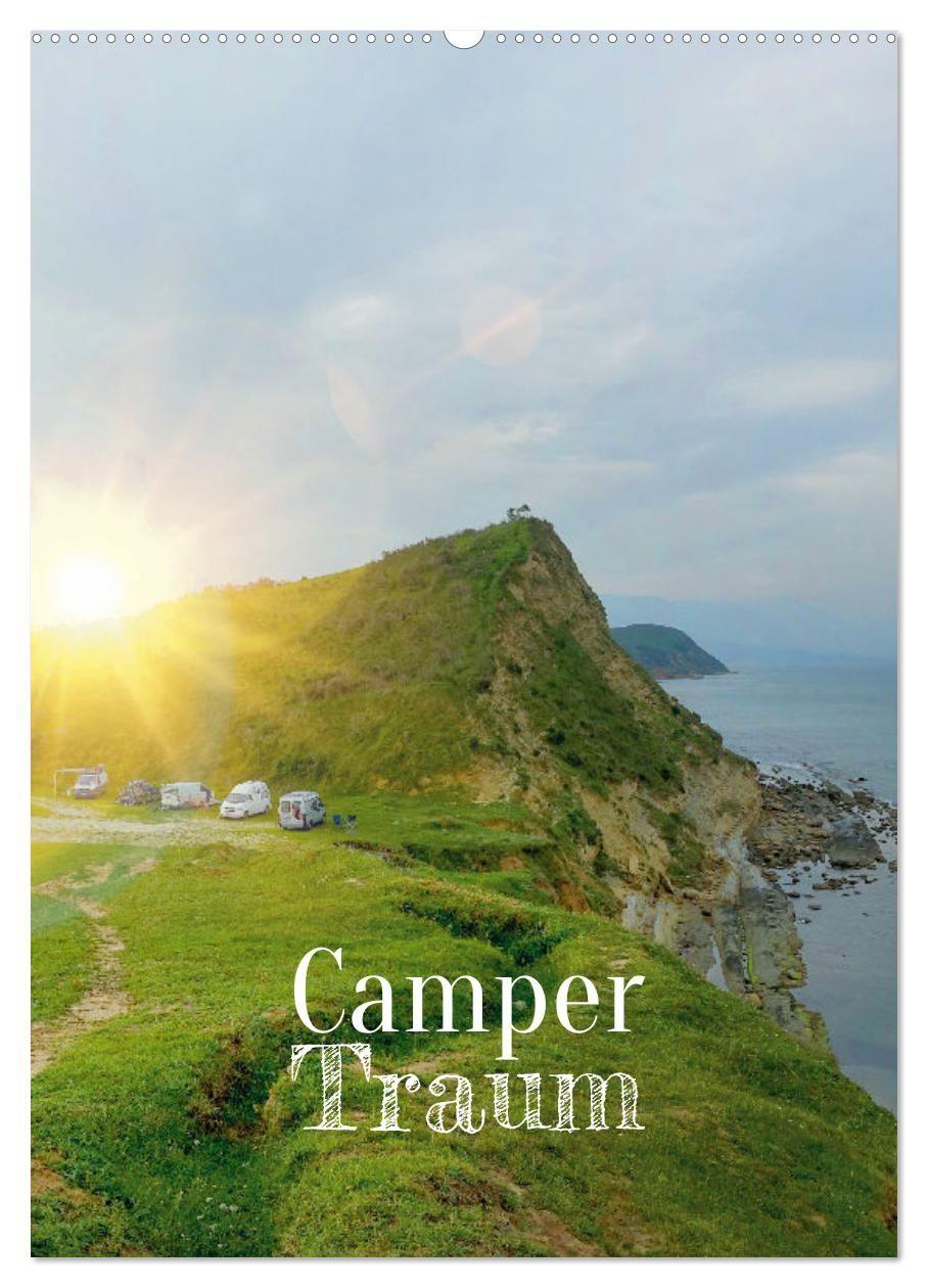 Kalender/Terminbuch Camper Traum (Wandkalender 2027 DIN A2 hoch), CALVENDO Monatskalender Calvendo