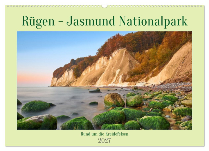 Kalendář/Diář Rügen - Jasmund Nationalpark (Wandkalender 2027 DIN A2 quer), CALVENDO Monatskalender Calvendo