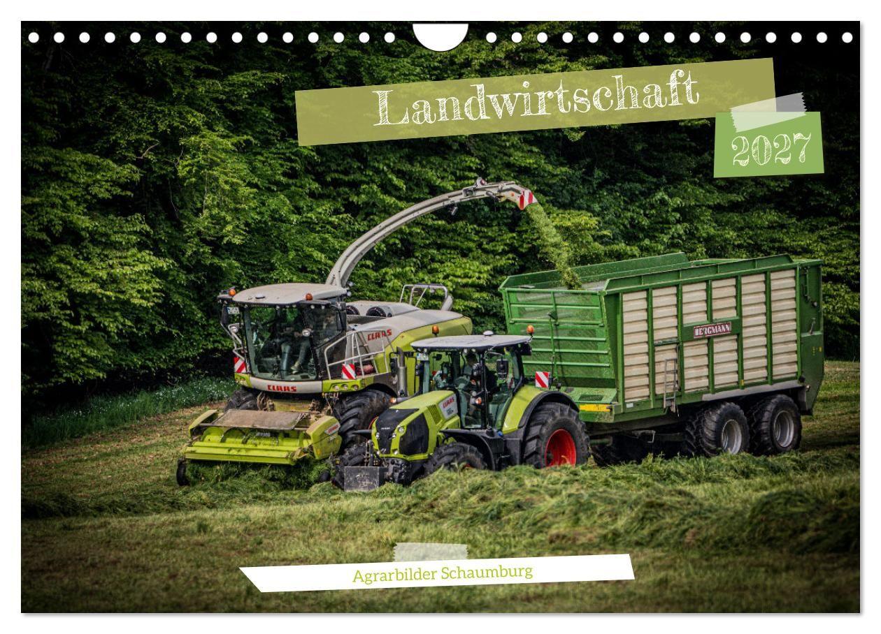 Kalender/Terminbuch Landwirtschaft 2027 (Wandkalender 2027 DIN A4 quer), CALVENDO Monatskalender Calvendo