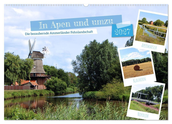 Kalendář/Diář In Apen und umzu (Wandkalender 2027 DIN A2 quer), CALVENDO Monatskalender Calvendo