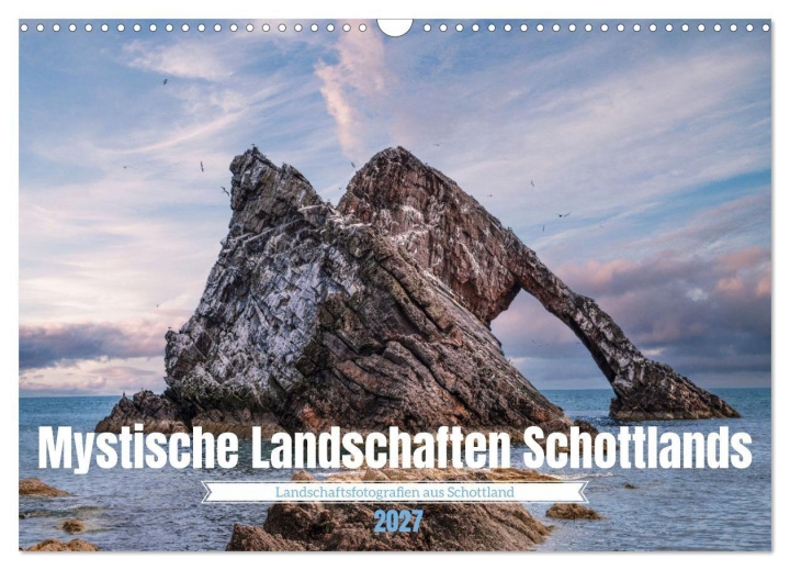 Kalendář/Diář Mystische Landschaften Schottlands (Wandkalender 2027 DIN A3 quer), CALVENDO Monatskalender Calvendo