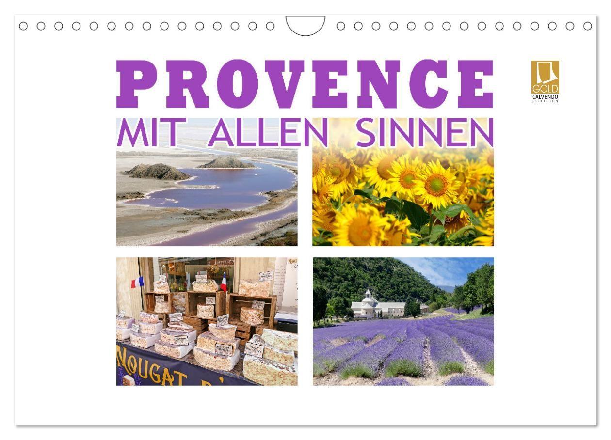Kalender/Terminbuch Provence mit allen Sinnen (Wandkalender 2027 DIN A4 quer), CALVENDO Monatskalender Calvendo